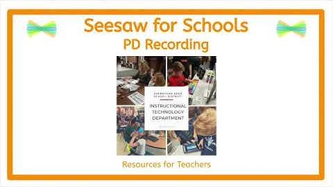 Seesaw for Schools