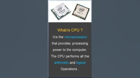 What Is Microprocessor ? #Shorts