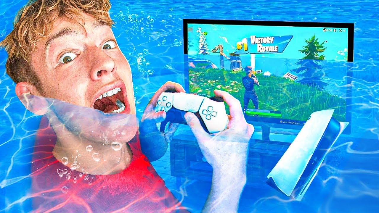 Costruisco una Stanza Gaming in PISCINA...(IN ACQUA!)