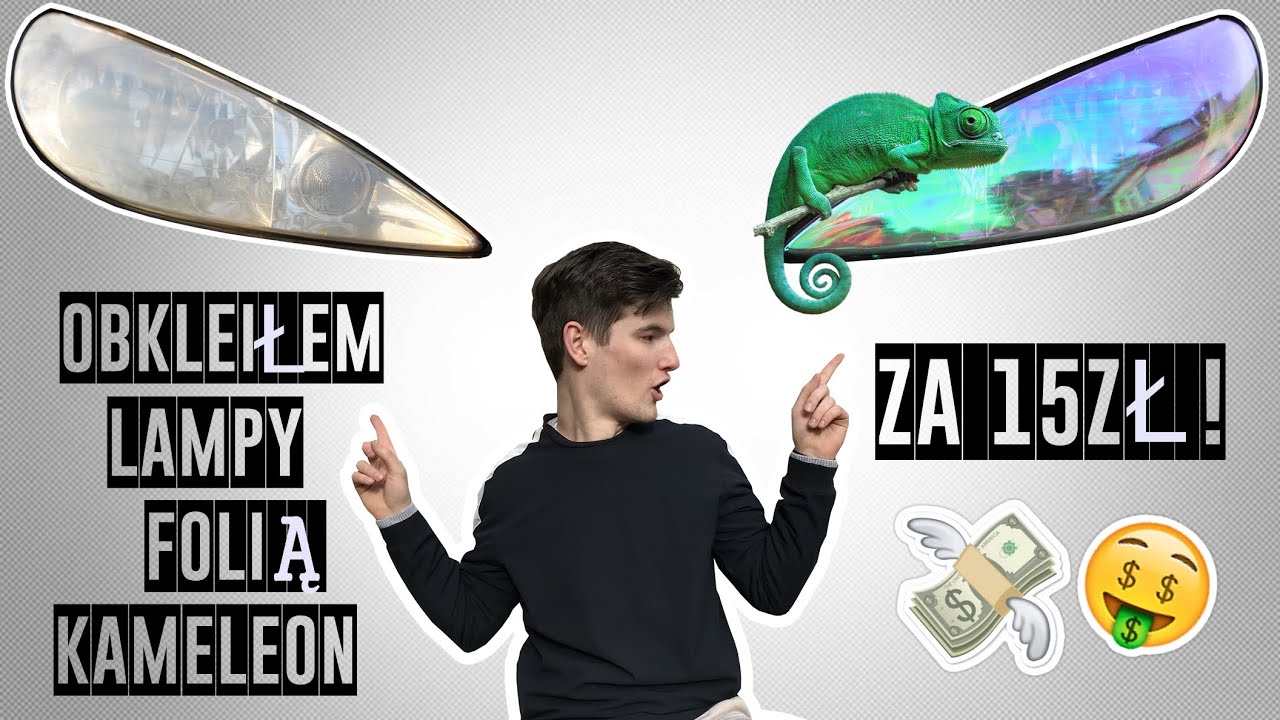 TUNING WIZUALNY W KWARANTANNĘ #3 - OKLEJAMY LAMPY FOLIĄ KAMELEON💥! PEUGEOT 206 GTI