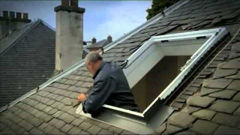 How to replace an old VELUX Roof Window in a slate roof