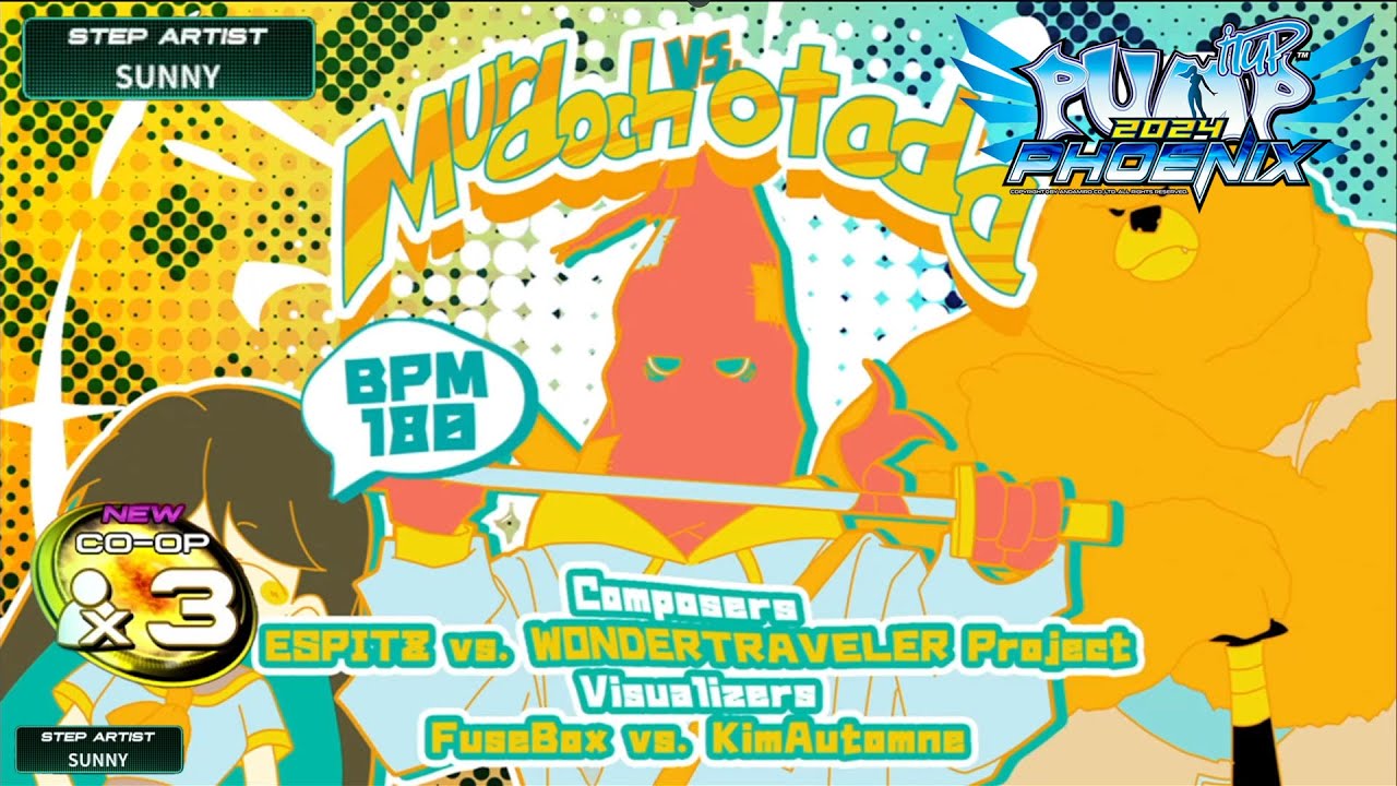 [PUMP IT UP PHOENIX] Murdoch vs Otada (머독 vs 오타다) CO-OP X3 | PHOENIX 2.12 Update