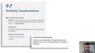 Geometry 9-7 Similarity Transformations: Introduction and Solve It