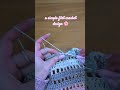 Crochet a filet crochet design with me 🫶🏼 #crochet #shortsyoutube #filetcrochet #diy