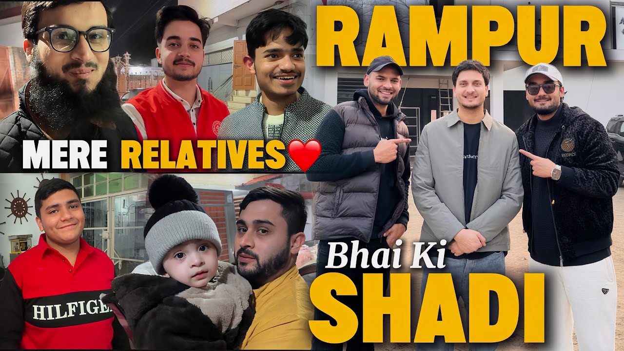 Junaid Bhai Ki Shaadi Ki Tyari | Mere Relatives Ki Dawat ♥️🔥 | Yazdan Rampur Vlog Day 5
