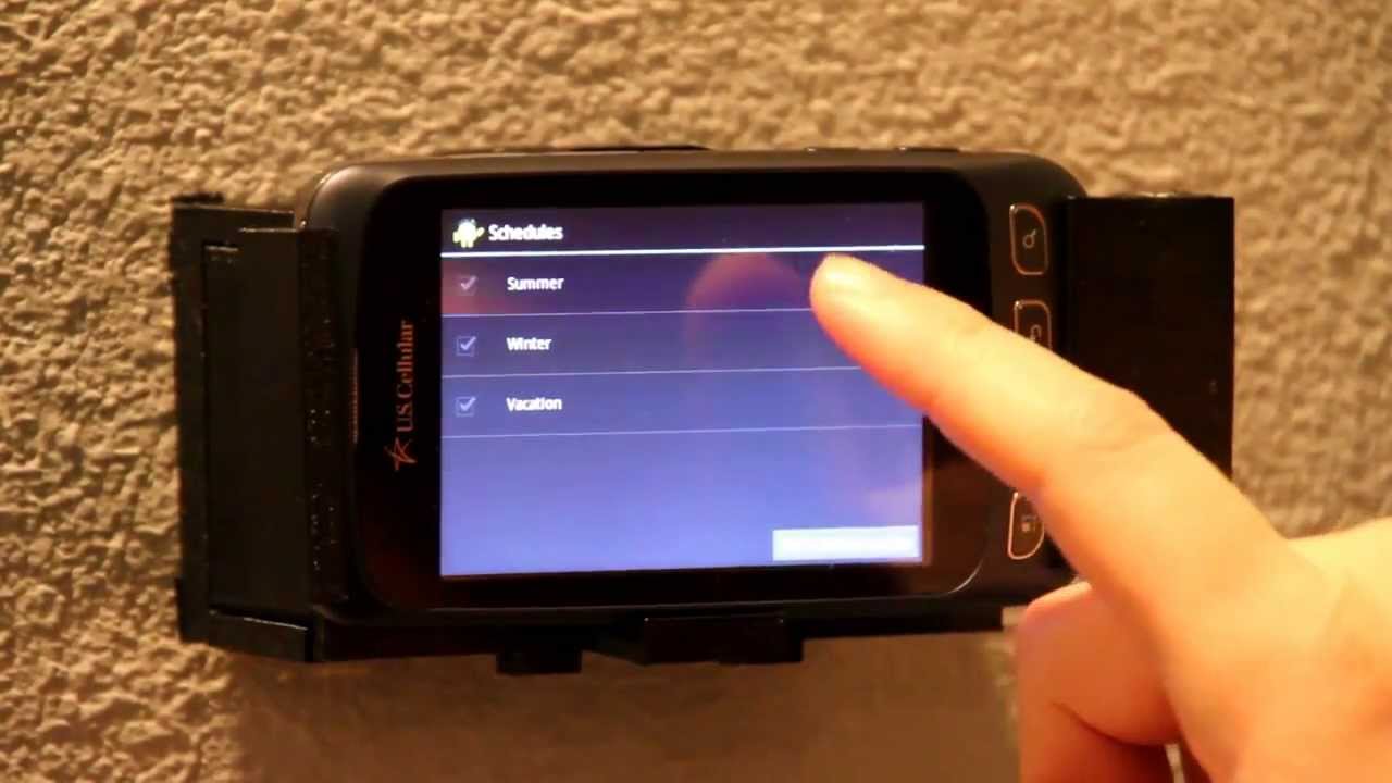 Introducing Android Thermostat - YouTube