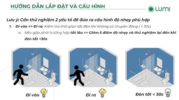 Hướng dẫn cài đặt cảm biến hiện diện Lumi