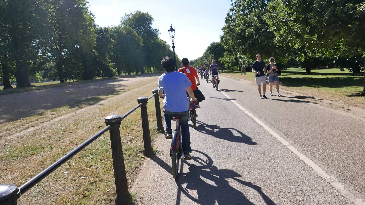 Bike Riding Through Hyde Park! YouTube