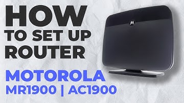 ✅ How to Setup Motorola MR1900 WiFi Router | How to Set Up MOTOROLA AC1900 MR1900 Router