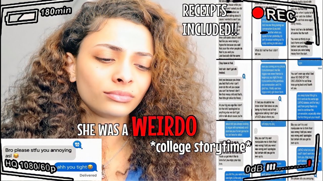 STORYTIME: MY NEW FRIEND WAS A WEIRDO! | COLLEGE EDITION(w/ RECEIPTS)☕️ | lydcenzo