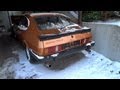 1981 Ford Capri 2.3 V6 cold start in winter