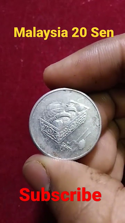 Malaysia 20 sen coin 1998 #currency #shorts #coincollection #coins #malaysia