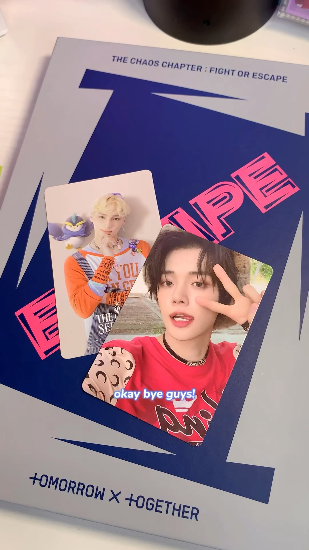 unboxing TXT The Chaos Chapter: Fight or Escape 💕 #txt #txtmoa