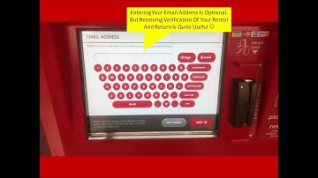 Renting a DVD from one of our Redbox kiosks...