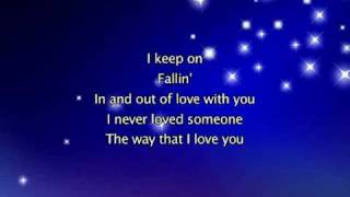 Alicia Keys - Fallin, Lyrics In Video