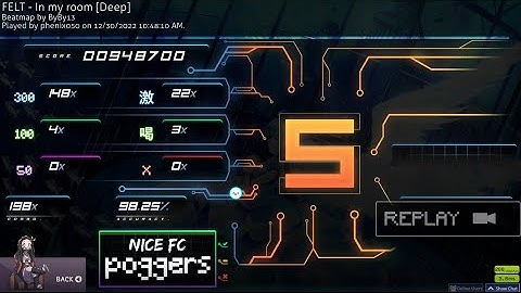 First 100+ PP play Osu