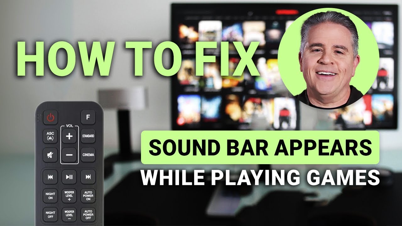 How To Fix Sound Bar Appearing While Playing Games: Remove the Distraction Easily!