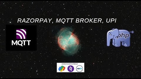 PHP, RAZORPAY PAYMENT GATEWAY AND MQTT BROKER FOR UPI VENDING MACHINE CONTROLLER DEMO VIDEO