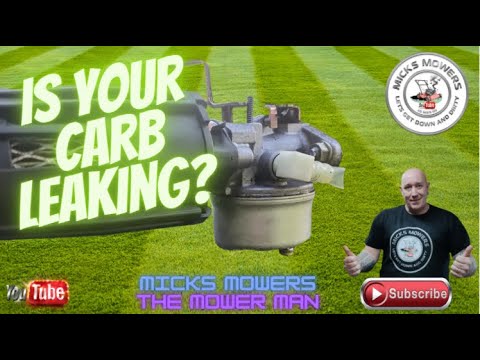 How To Stop A Carburetor From Leaking Quick and Easy - YouTube