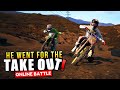 He Went For The Take Out! - Monster Energy Supercross 3 Gameplay