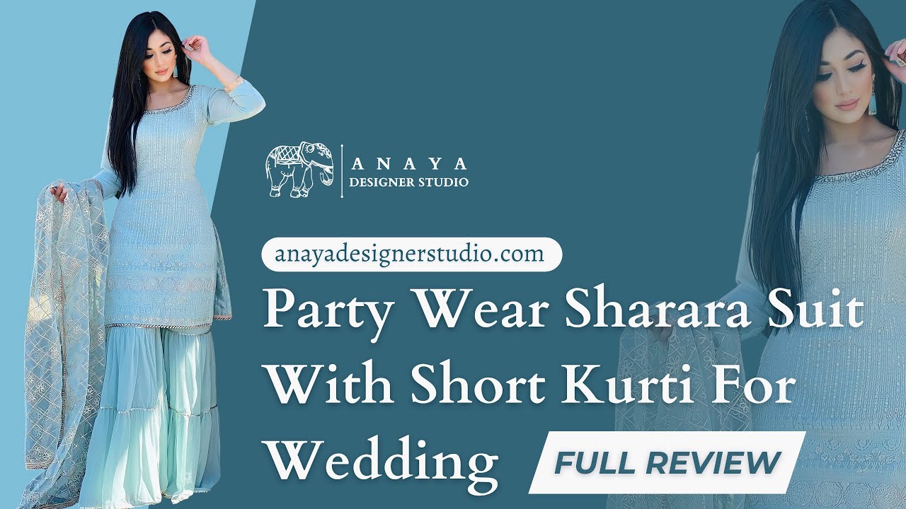 Buy Sharara Suits With Short Kameez for Women Online from India's Luxury  Designers 2024