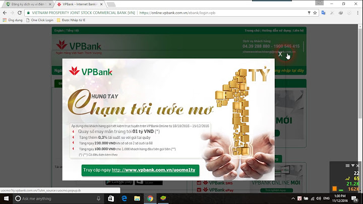 Hướng dẫn liên kết momo với vpbank