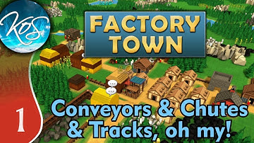 Factory Town Ep 1: FACTORIO VILLAGE - (Extremely Alpha!) - Let
