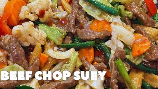 BEEF CHOP SUEY FILOAUSSIE STYLE /BEEF STIR FRY WITH VEGGIES