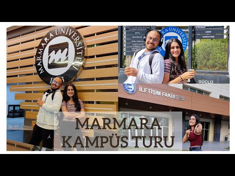 MARMARA ÜNİVERSİTESİ GÖZTEPE KAMPÜS TURU | Fakülteler, yurtlar, kütüphane, hazırlık