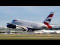 **VERY LOW GO-AROUND** British Airways Airbus A380-841 [G-XLEH] at YVR