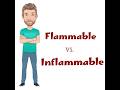 What's the Difference Between Inflammable and Flammable? Lesson (863) English Tutor Nick P
