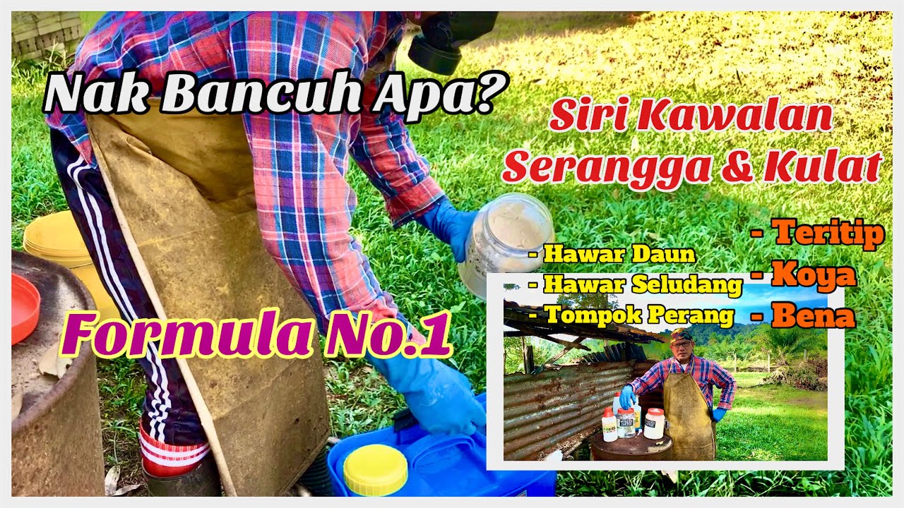 Formula No.1 Racun Kulat & Serangga - Hawar Daun, Hawar Seludang, Tompok Perang + Teritip, Koya/Bena