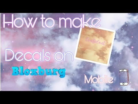 How To Make Roblox Decals L Mobile Youtube - how to make roblox decals on mobile