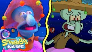 'The Camping Episode' IRL | Campfire Song Song with Puppets! 🐻  | SpongeBob