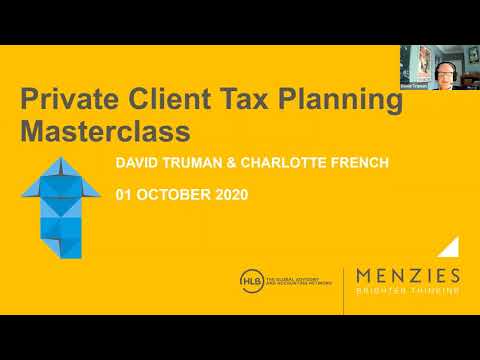 Tax planning masterclass