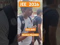 JEE 2026 2nd April shift 1 student reaction 😍 #jee2026