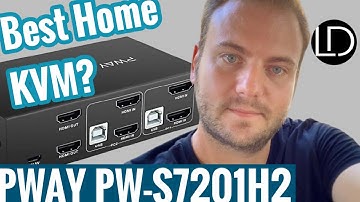 Best KVM for HOME OFFICE? | HOW to Simply Life with PWAY HDMI KVM Switch 2 Port Dual Monitor 4K@30Hz