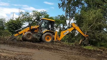 JCB Dozer Pushing Down a Big Tree | Powerful JCB Dozer Action | Heavy Equipment Video