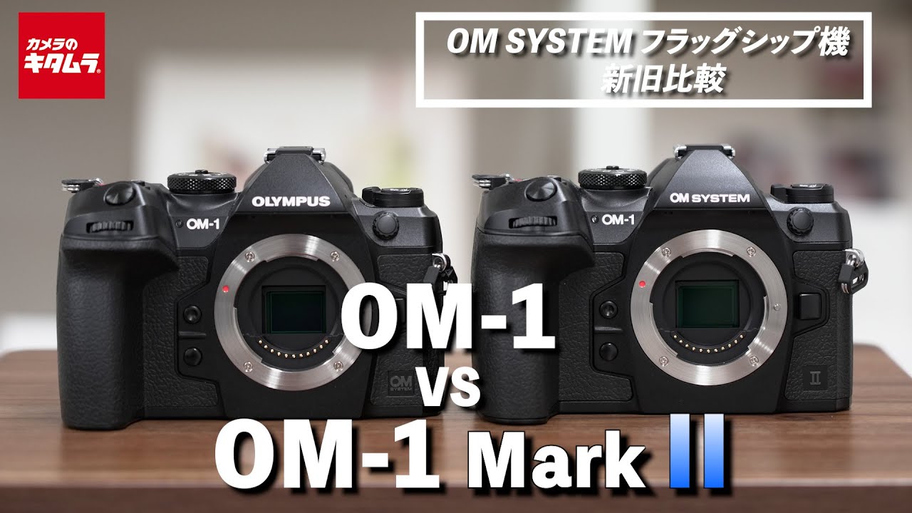 【カメラ比較】OMシステム OM-1とOM-1 Mark IIの違いを徹底検証！フラッグシップの性能はどのように進化したのか？