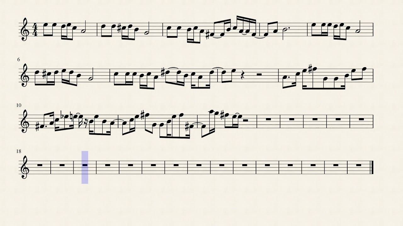 cuphead rap sheet music