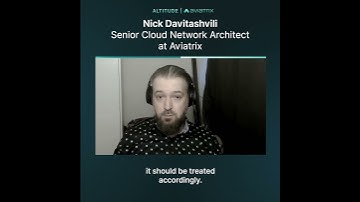Creative Exploration in Cloud Network Architecture | Nick Davitashvili on Altitude #podcast