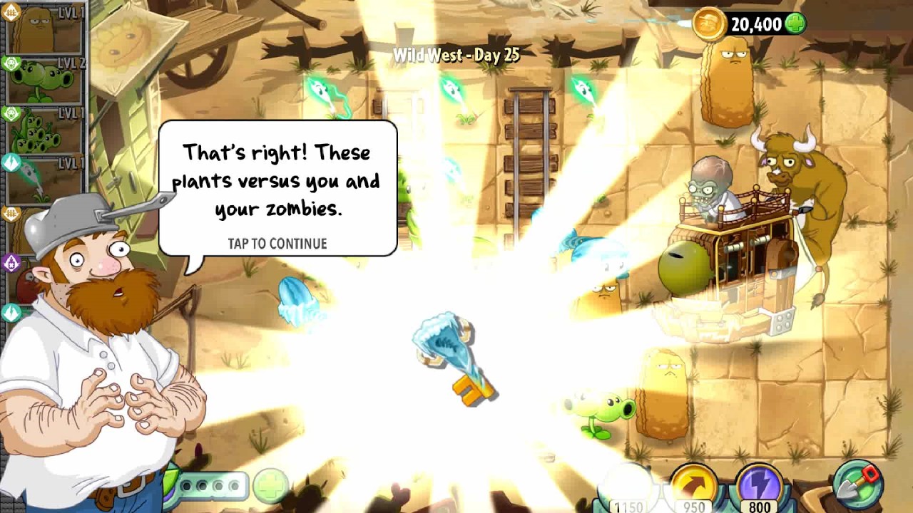 Plants vs Zombies™ 2 : Wild West FINAL - Gameplay Part 6 ...