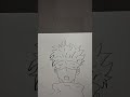Satoru Gojo Drawing – The Strongest Sorcerer ⚡ #Gojo #AnimeArt #JujutsuKaisen #DrawingShorts #Art