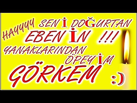 İyi ki Doğdun Görkem İsme Özel Komik Doğum Günü Şarkısı