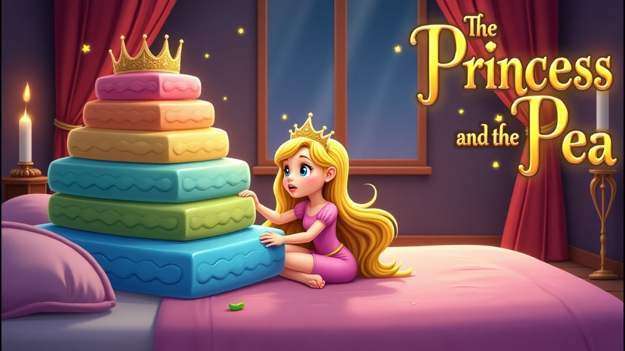 The Princess and the Pea 👑 | A Magical Bedtime English Story for Kids ...
