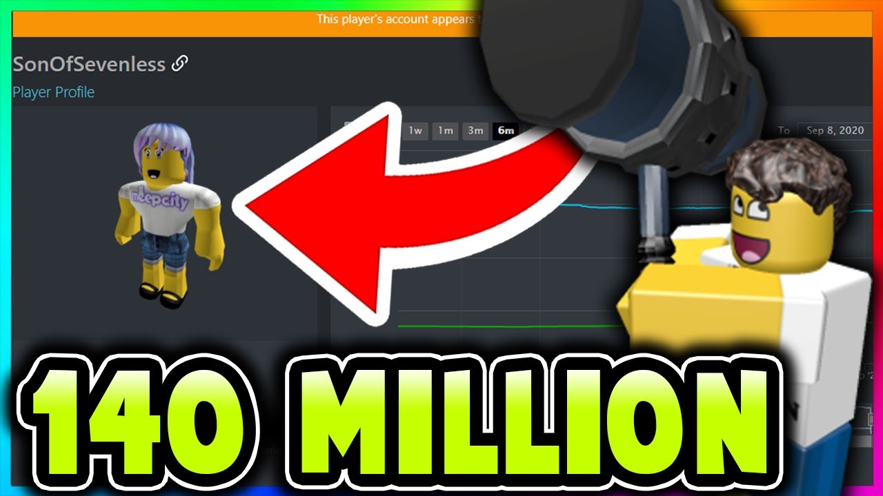 The Richest Roblox User Gets Banned 140 Million Robux Youtube - roblox meepcity oders get 5 million robux