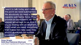 Peter Briggs: 'We absolutely do need a capable submarine force'