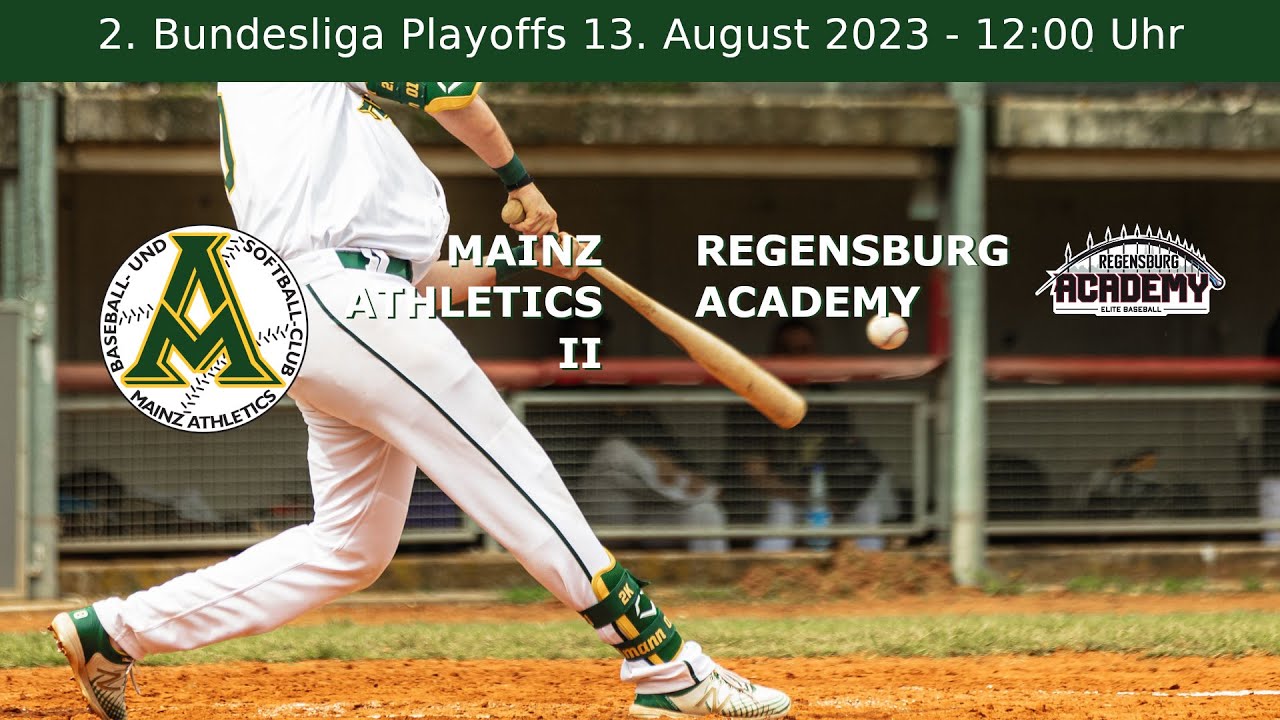 2. BaseballBundesliga Playoffs 2023 Mainz Athletics II vs. Regensburg