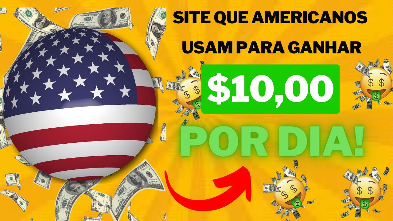 GANHAR DINHEIRO ONLINE | SITE QUE OS AMERICANOS USAM PARA FAZER $10 POR DIA!