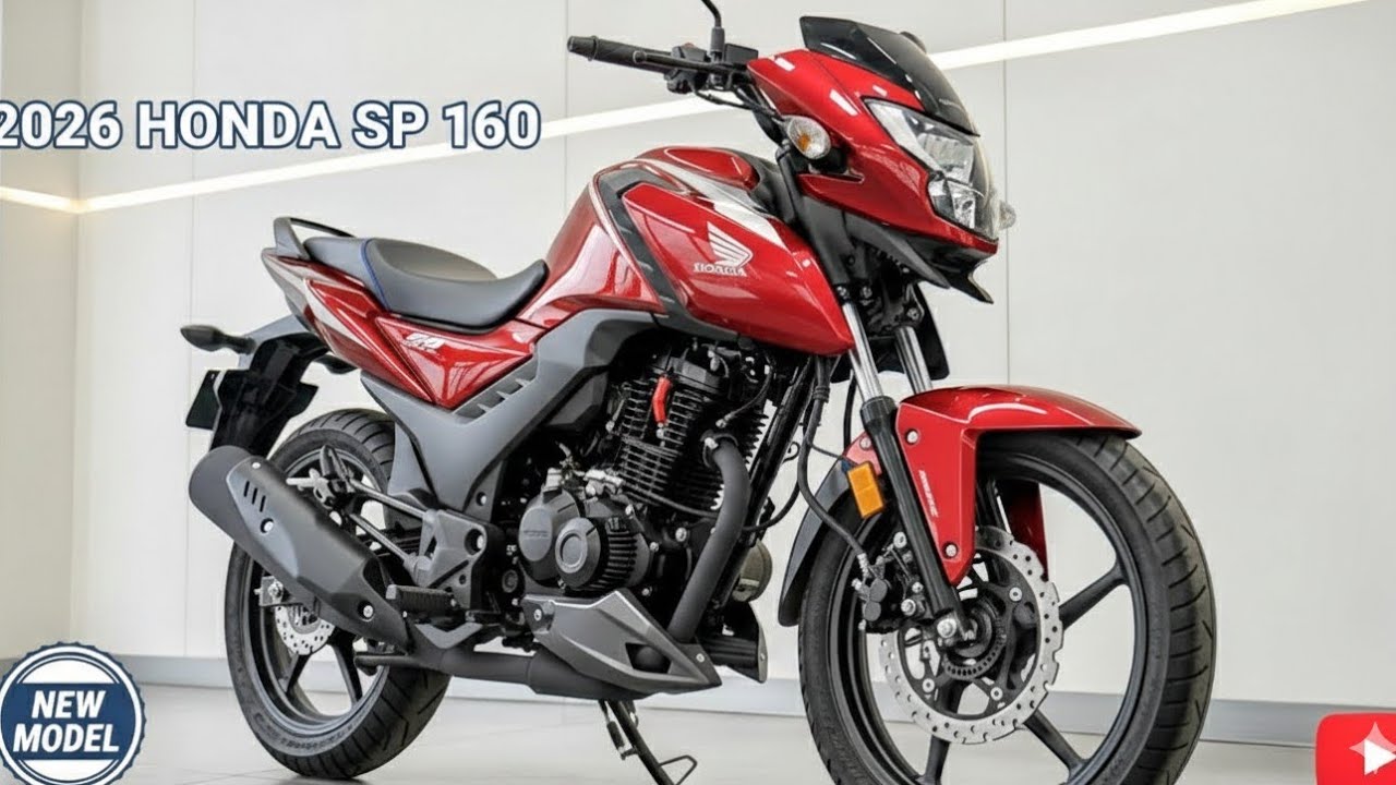 “2026 Honda SP 160 FINALLY Launched! 😱 New Look, Bold New Design ...